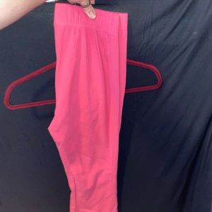 Wild fable hot pink stretchy flare pants size medium